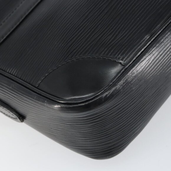 Authentic LOUIS VUITTON Epi Trocadero 23 Shoulder Bag Black M52302 LV - Picture 8 of 16